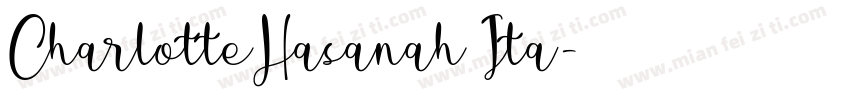 CharlotteHasanah Ita字体转换